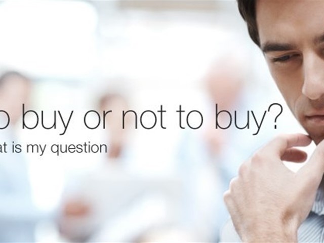 Dilema potrošnika pri nakupni odločitvi To buy or not to buy