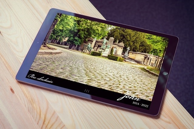 Digitalno pokopališče ptihodnosti, Pere Lachaise