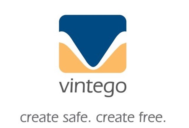 Uradni logotip blagovne znamke Vintego Creation of an integrated graphic image for Vintego