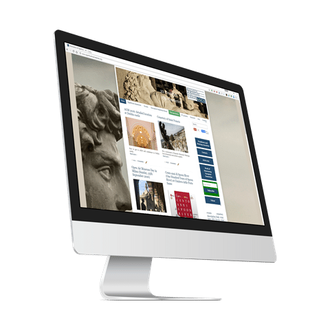 The website of  ASCE was created in a marketing agency working with cemeteries