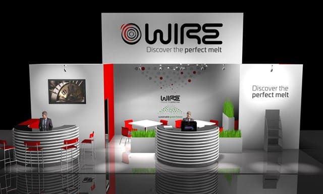Exhibition space at the trade fair